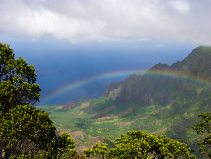 photo, Na Pali Rainbow